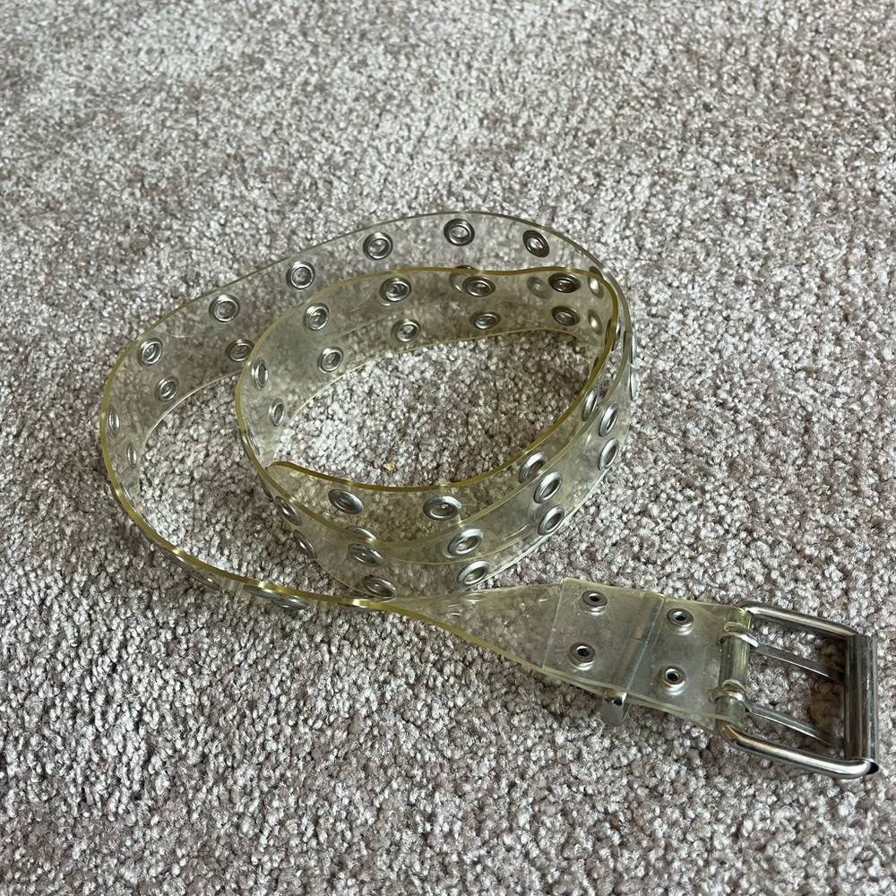 VTG 00’s / Y2K Clear Studded Unisex Belt